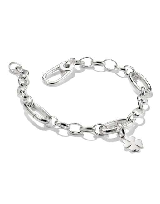 Thomas Sabo Charm bracelet with three connect links silver in silver, 2 of 3