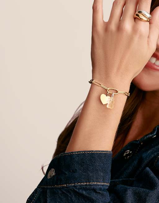 Thomas Sabo Charm pendant heart connect gold-plated in gold, 3 of 3