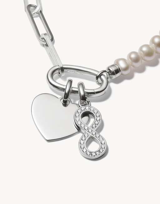 Thomas Sabo charm pendant heart connect in silver, 3 of 3