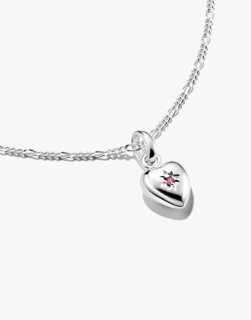 Thomas Sabo Charm pendant heart with star connect silver in red, silver, 2 of 4