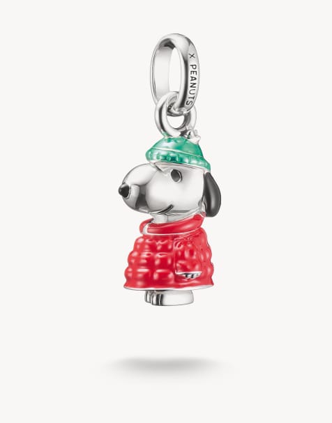 Thomas Sabo Charm pendant in silver, black, red, green - SILVER - view 1