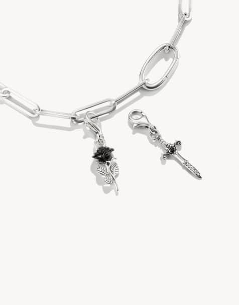 Thomas Sabo Charm pendant in silver, black - view 1