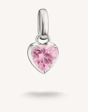 Thomas Sabo Charm pendant in silver, pink