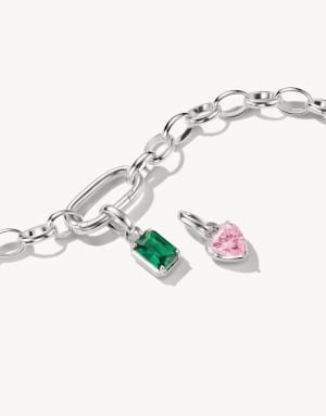 Thomas Sabo Charm pendant in silver, pink