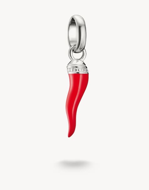 Thomas Sabo Charm pendant in silver, red - view 1