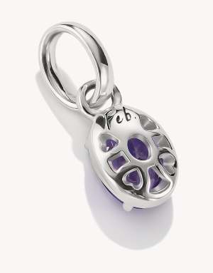 Thomas Sabo Charm pendant in silver, violet