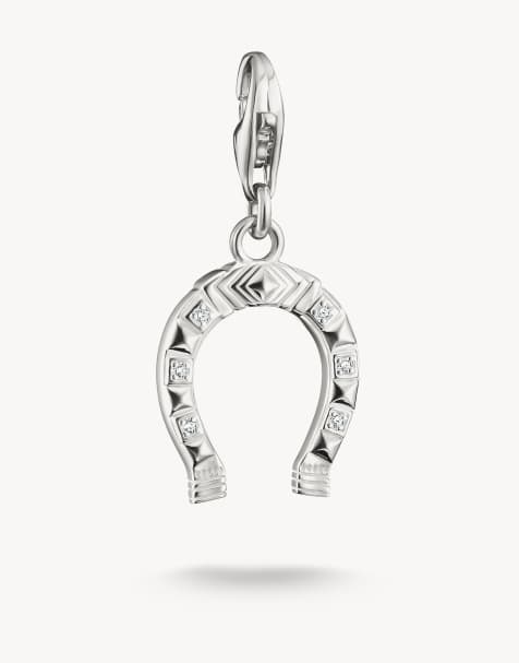 Thomas Sabo Charm pendant in silver, white - view 1