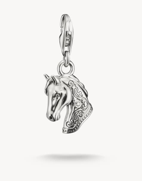 Thomas Sabo Charm pendant in silver, white - view 1