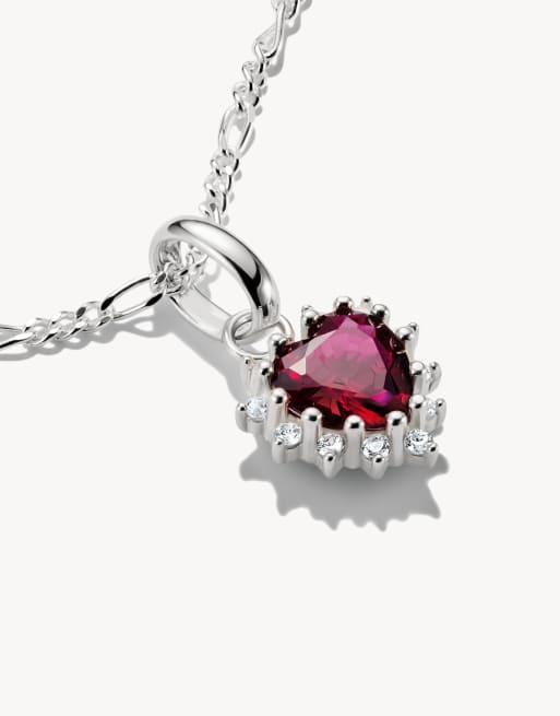 Thomas Sabo Charm pendant true romance red heart connect silver in red, silver, white, 2 of 4