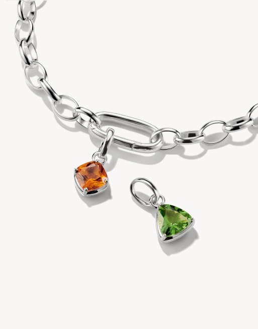 Thomas Sabo - Charm pendente tonalità argento e verde chiaro, 2 di 4