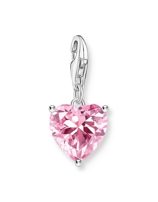 Thomas Sabo - Charm rosa in argento, 3 di 3