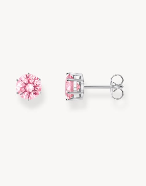 Thomas Sabo - Clous d'oreilles - Argenté et rose - view 1