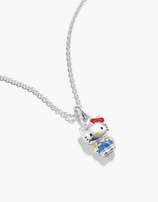 Thomas Sabo - collar Hello Kitty azul en plata, negro, rojo y amarillo, 2 de 4
