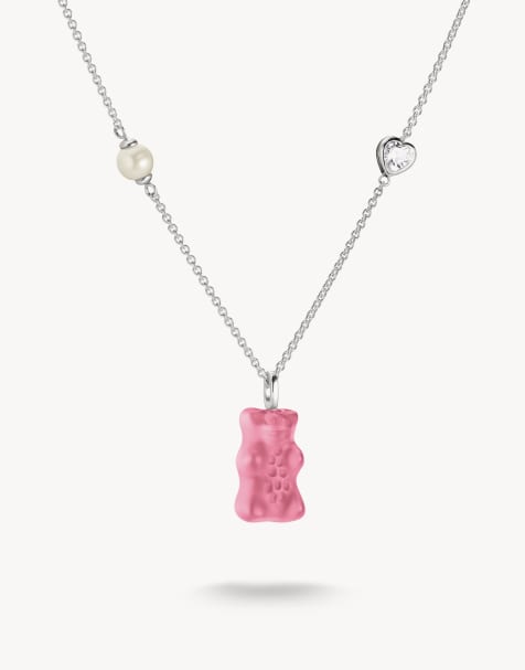 Thomas Sabo - Collier - Argenté, blanc et rose - view 1
