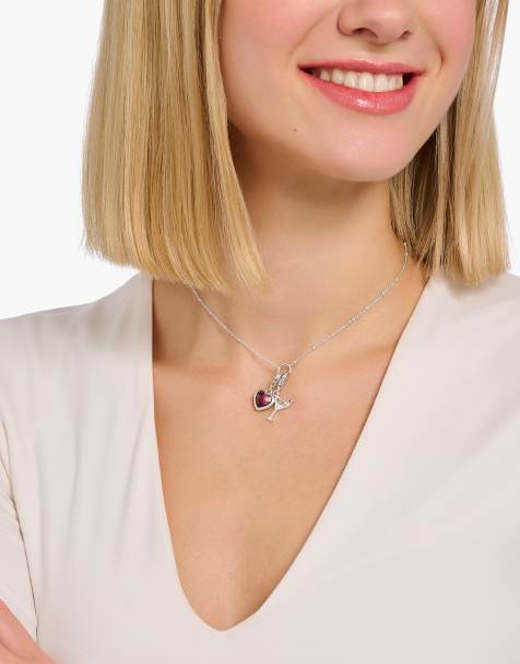 Thomas Sabo - Collier en argent massif 925 à pendentif verre à cocktail - view 1
