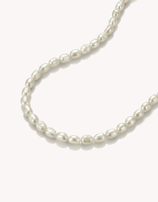 Thomas Sabo collier perles en argent, blanc, 2 de 5