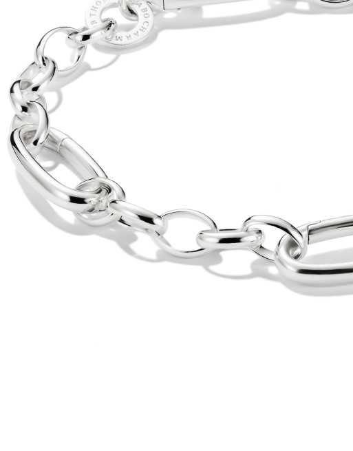 Thomas Sabo - Connect - Bracelet charm à trois maillons en argent - Argenté, 3 de 3