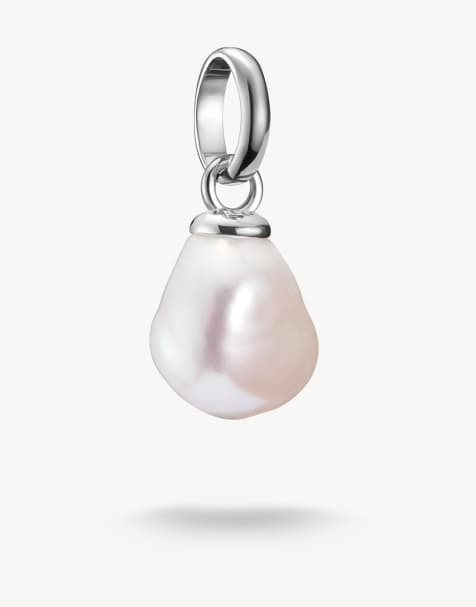 Thomas Sabo - Connect - Pendentif charm perle d'eau douce en argent - Argenté et blanc - view 1