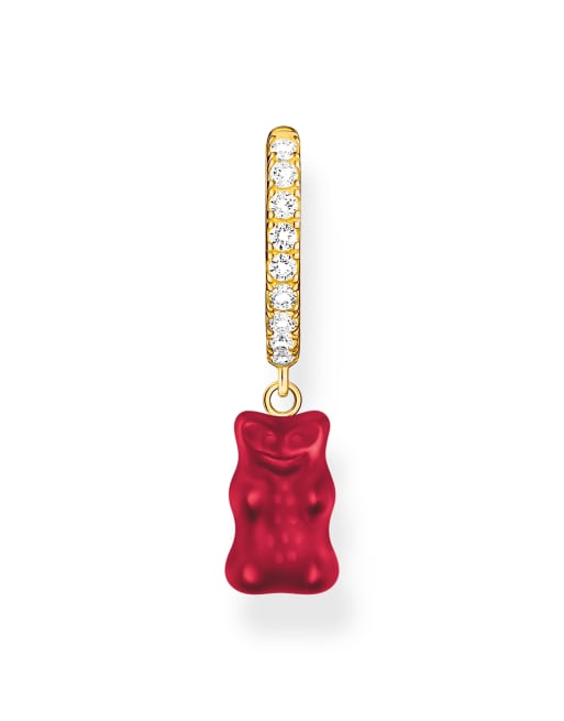 Thomas Sabo – Creole aus 925er Sterlingsilber mit 18-karätiger Vergoldung in Gelbgold, 3 von 3
