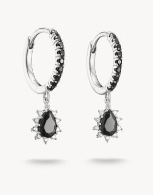 Thomas Sabo - Creolen in Silber und Schwarz