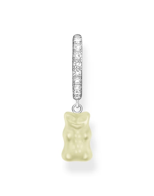 Thomas Sabo - Créoles à charm ourson en argent sterling, 3 de 3