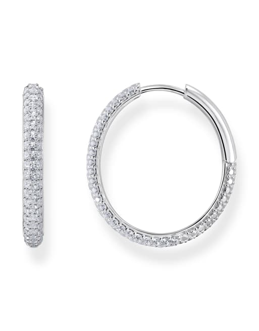Thomas Sabo - Créoles - Argenté et blanc, 3 de 3