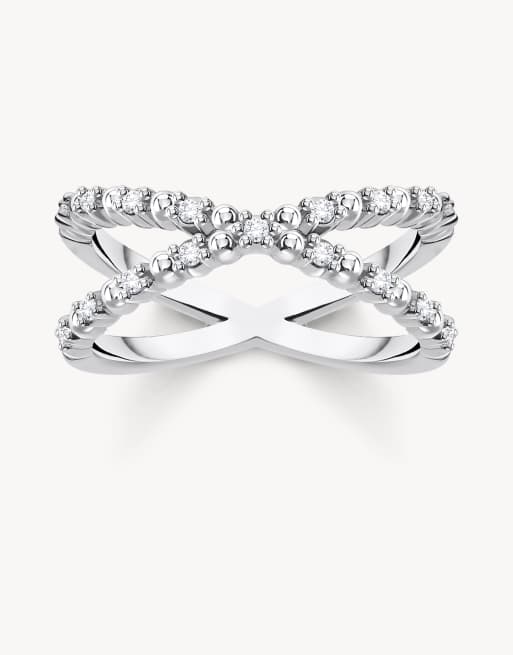Thomas Sabo dots ring with white stones in 925 sterling silver, 3 of 3