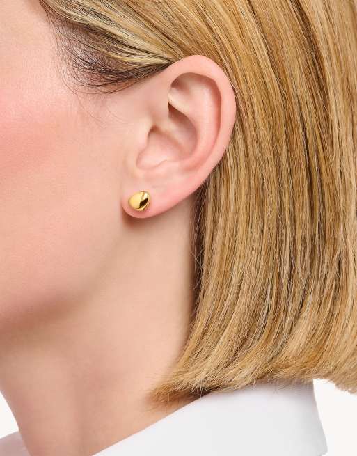 Thomas Sabo Ear studs in 925 sterling silver & 18k yellow gold plating