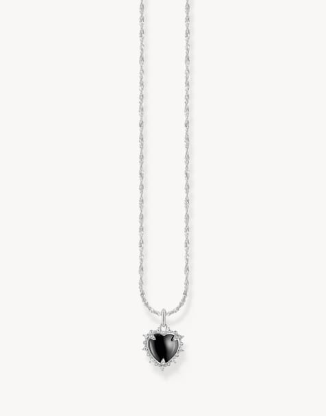 Thomas Sabo – Halskette aus 925er Sterlingsilber in Silber mit romantischem Herzanhänger - view 1