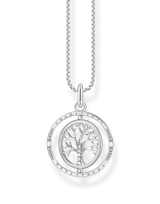 Thomas Sabo – Halskette aus 925er Sterlingsilber mit Baumdetail, 2 von 4