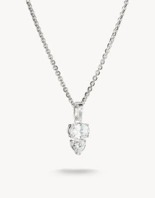 Thomas Sabo - Halskette aus Sterlingsilber mit Details in Weiß