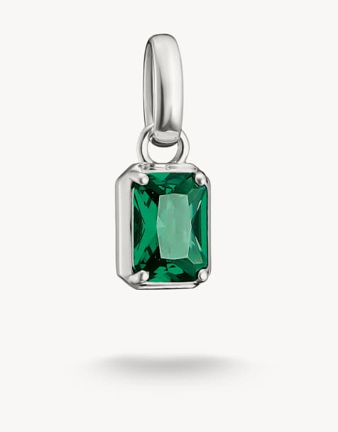 Thomas Sabo - Hanger in zilver en groen - view 1