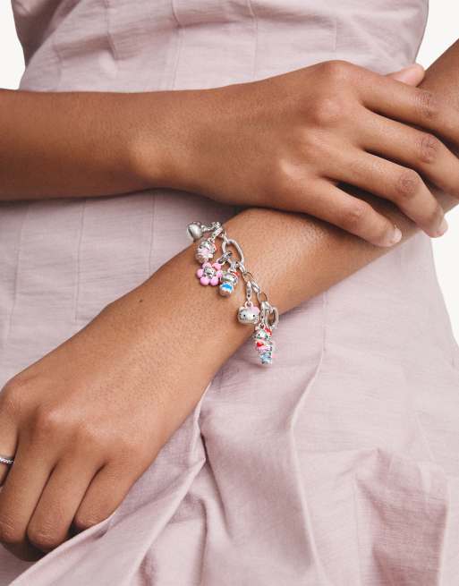 Thomas Sabo Hello Kitty bedel roze strik – origineel in zilver, zwart, roze, geel, 4 van 4