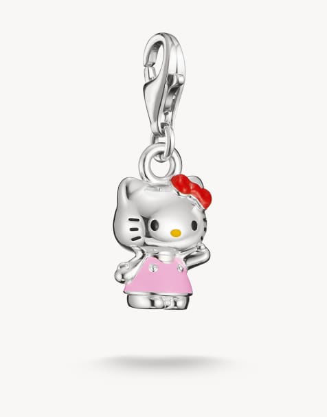 Thomas Sabo Hello kitty charm pink – original in silver, black, red, yellow - view 1