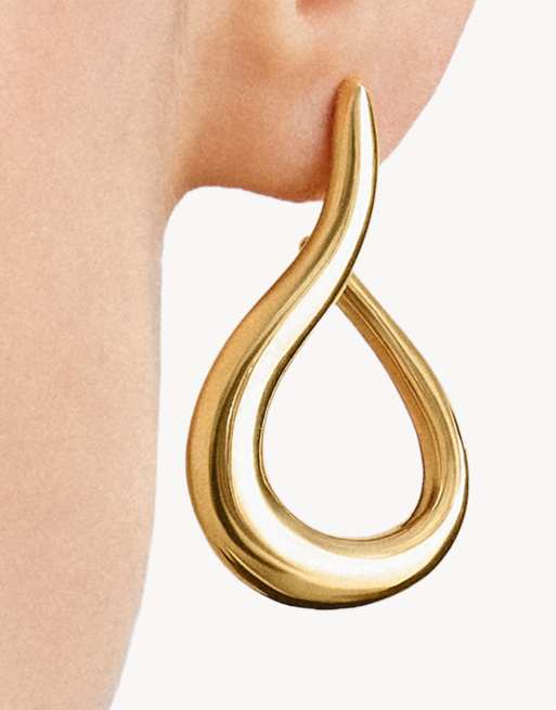 Thomas Sabo Hoop earrings in gold, 4 of 4