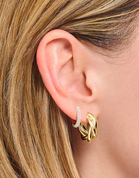 Thomas Sabo hoop earrings in sterling silver - view 1