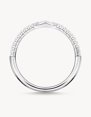 THOMAS SABO Ring TR2348 – 925 Sterling Silber Mit Weißen Zirkonia-Steinen