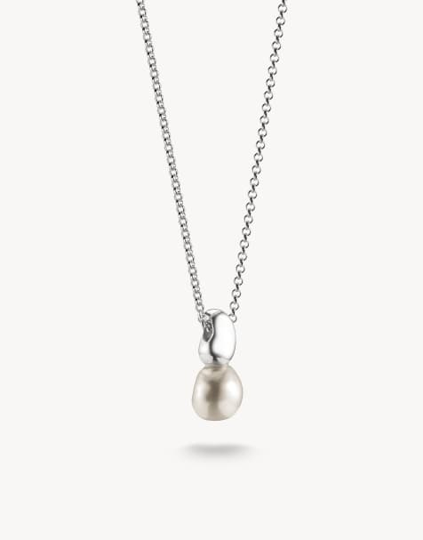 Thomas Sabo Kette mit Perle in Silber, Weiß - view 1