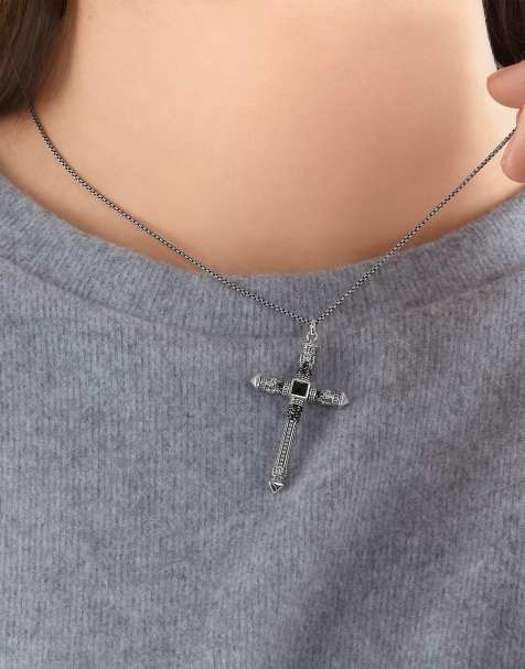 Thomas Sabo - Ketting met kruisje in 925 sterling zilver - view 1