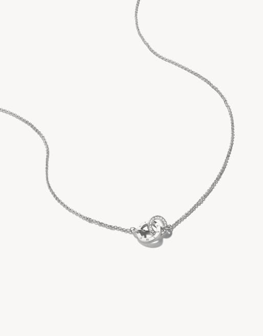 Thomas Sabo ketting met witte zirkonia in zilver, wit, 2 van 4