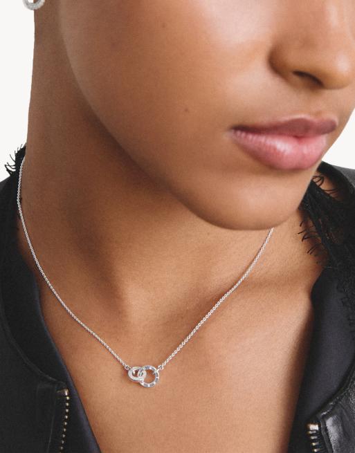 Thomas Sabo ketting met witte zirkonia in zilver, wit, 4 van 4
