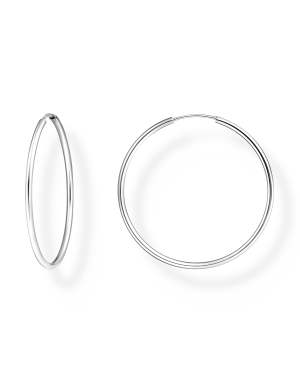 Thomas Sabo medium hoop earrings in sterling silver