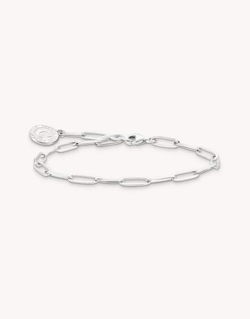Thomas Sabo - Member - Armband van zilver met witte charmista munthanger in zilver en wit , 2 van 3
