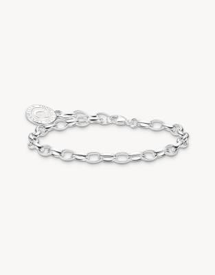 Thomas Sabo - Member - Silberfarbenes Armband mit weiß-silberfarbener Charmista-Coin