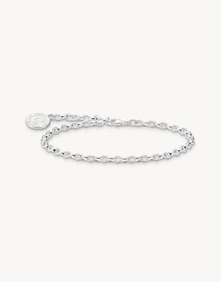 Thomas Sabo - Member - Silberfarbenes Armband mit weiß-silberfarbener Charmista-Coin
