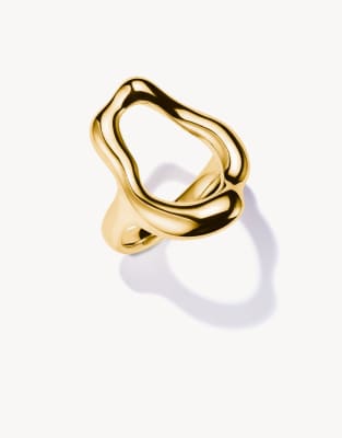 Thomas Sabo - Natural Beauty - Ring aus Sterlingsilber in Goldoptik-Goldfarben