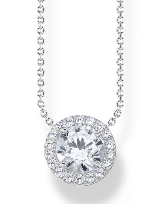 Thomas Sabo necklace in silver and white, 2 of 3