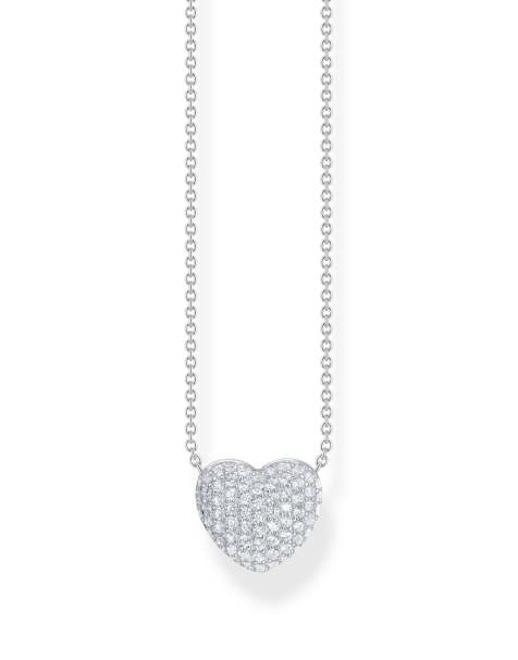 Thomas Sabo Necklace in silver, white - view 1