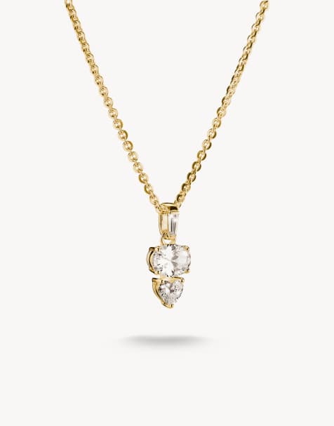 Thomas Sabo Necklace in yellow gold, white - view 1