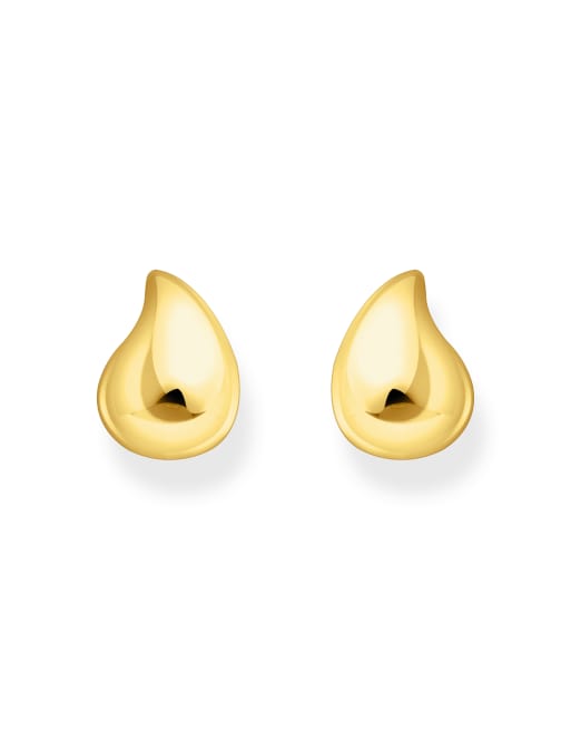 Thomas Sabo – Ohrstecker aus 925er Sterlingsilber mit 18-karätiger Vergoldung in Gelbgold, 3 von 3